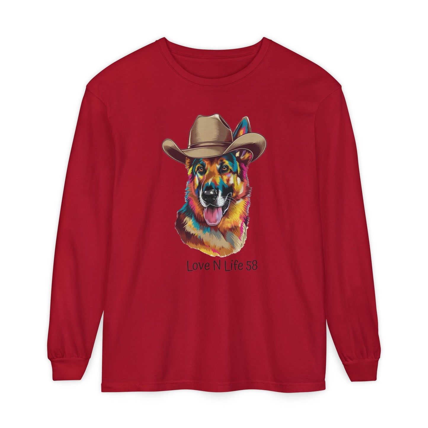 German Shepard Tee- Comfort Colors Long Sleeve