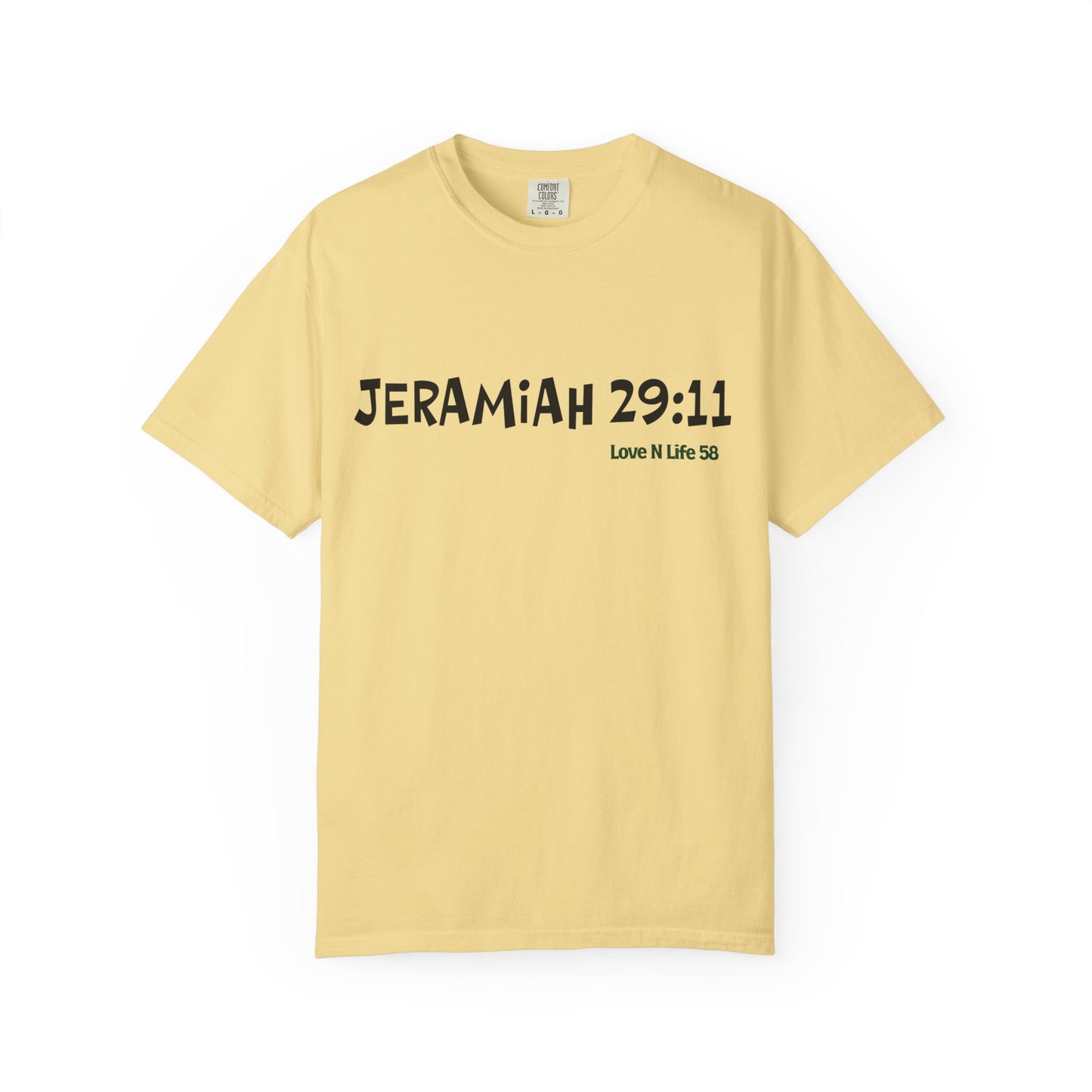 Jeremiah 29:11 Christian Scripture T-Shirt