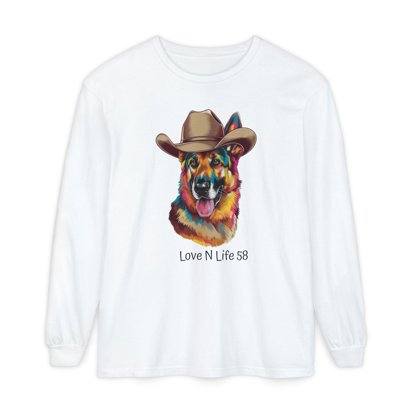 German Shepard Tee- Comfort Colors Long Sleeve