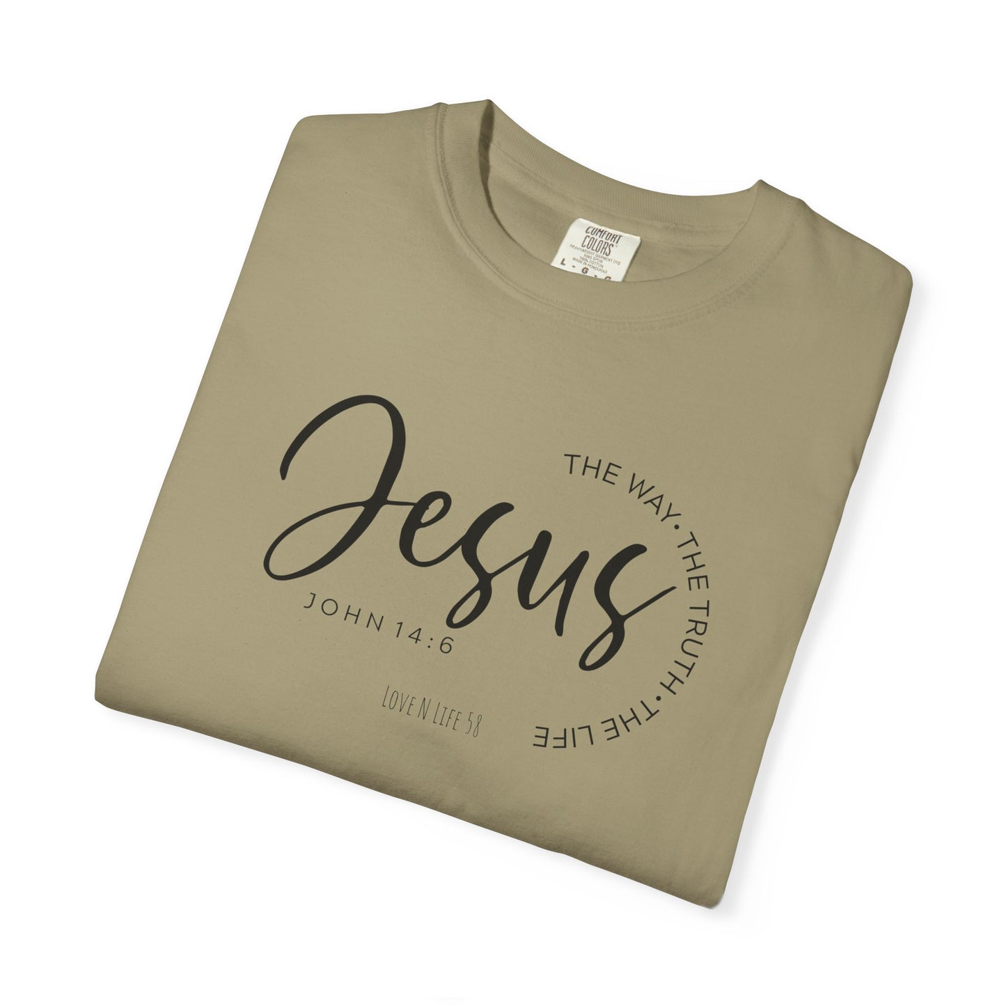 Jesus is the Way Tee - Comfort Colors