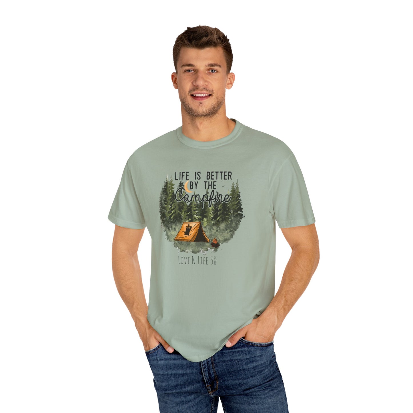 Life is Better by the Campfire Tee - Comfort Colors