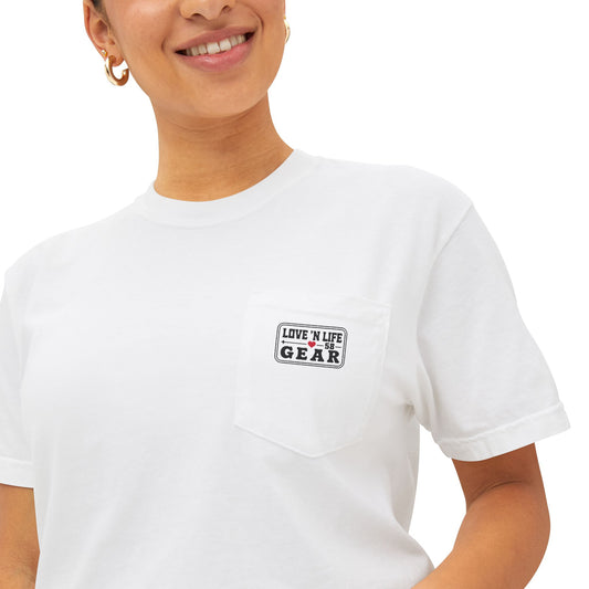 LITM - Comfort Colors Pocket T-Shirt Love N Life 58