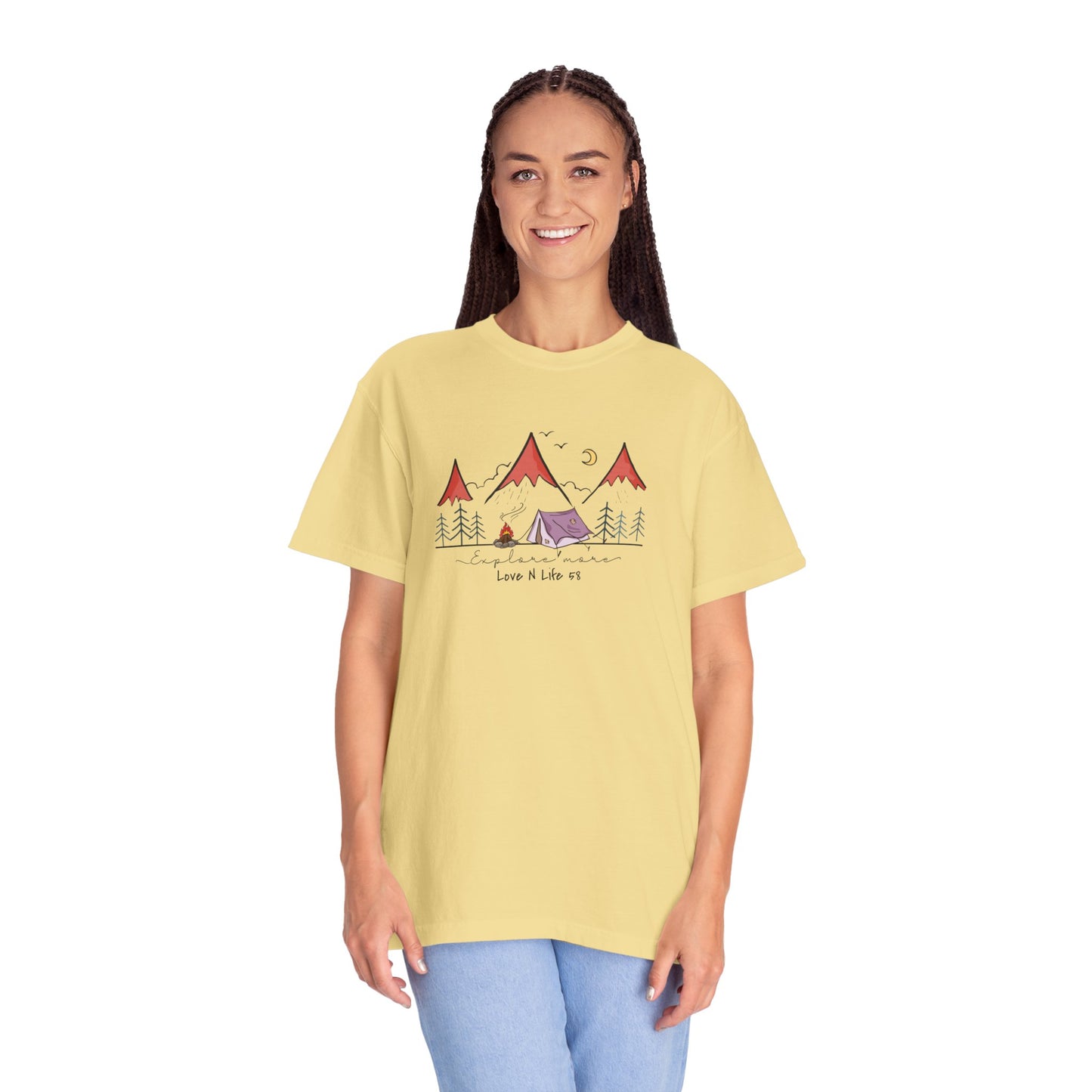 Explore More Tee - Comfort Colors
