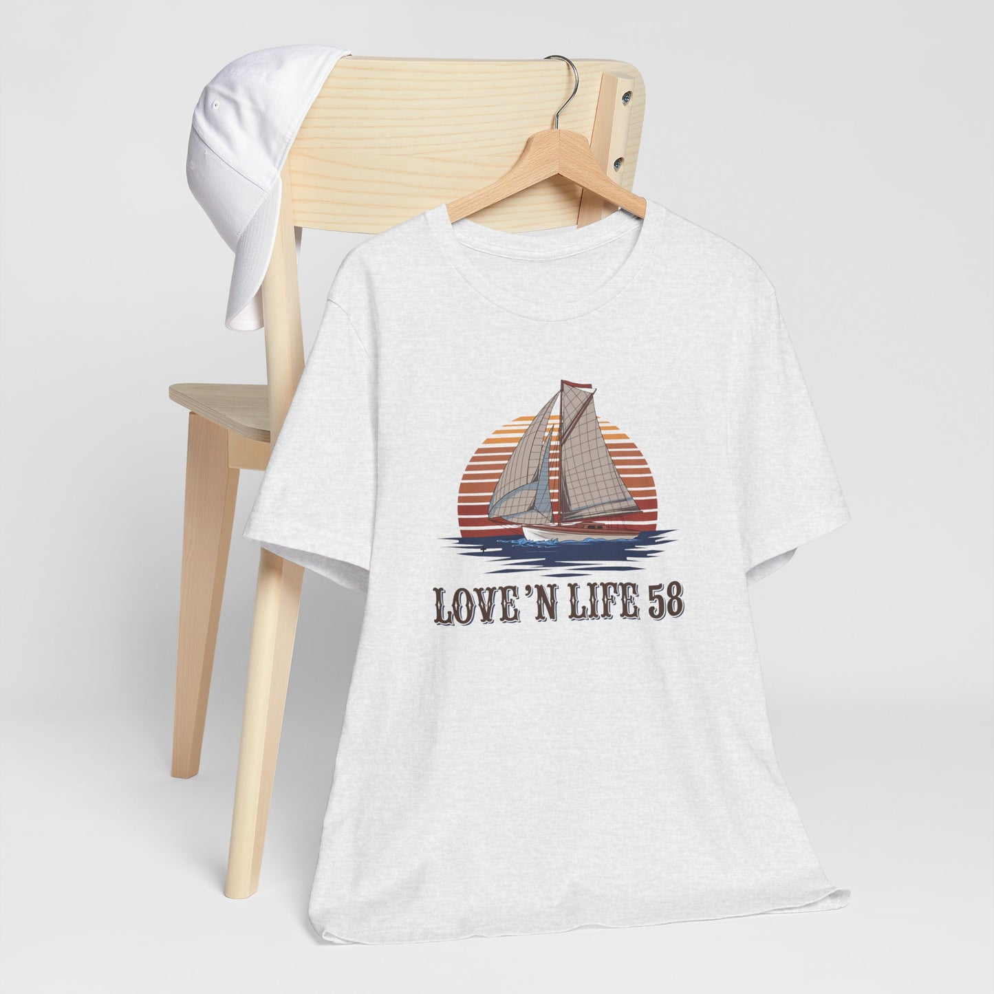 Vintage Sailing - LoveNLife58 Tee - Bella Canvas 3001