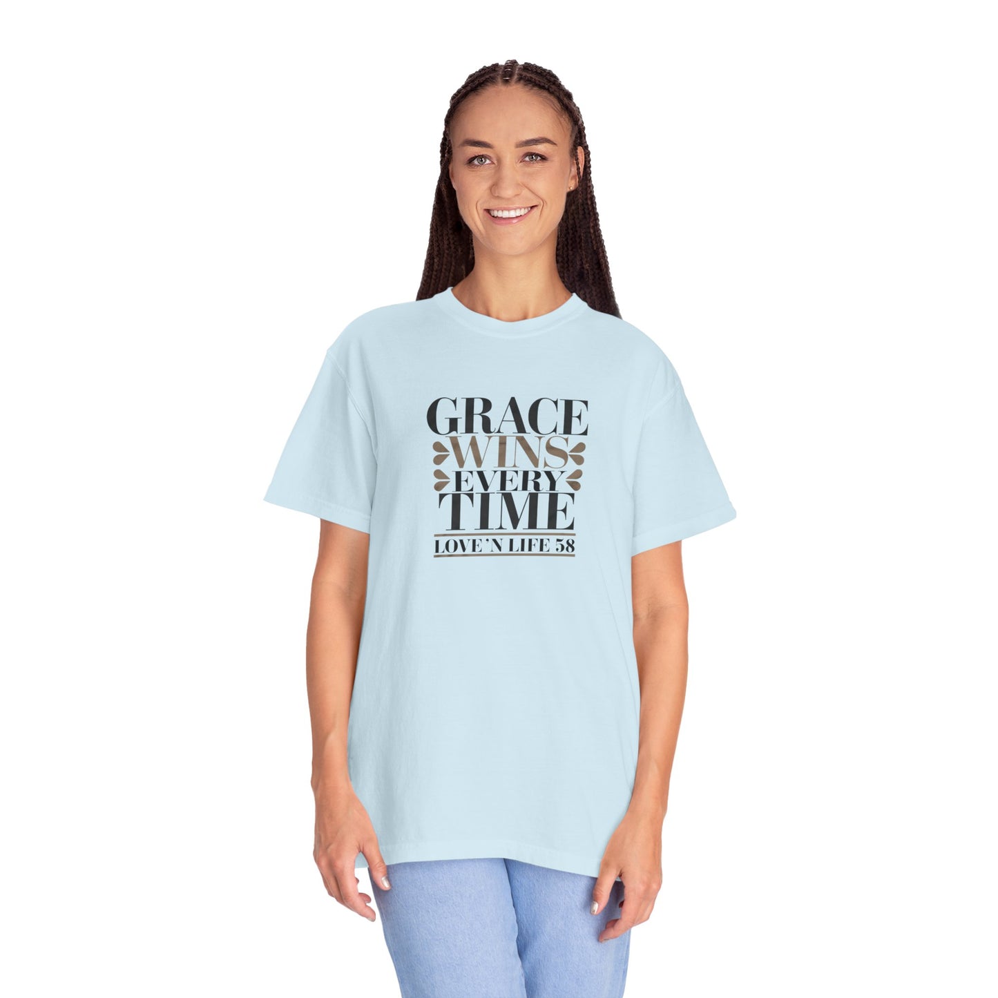 Grace Wins Every Time Tee - Comfort Colors