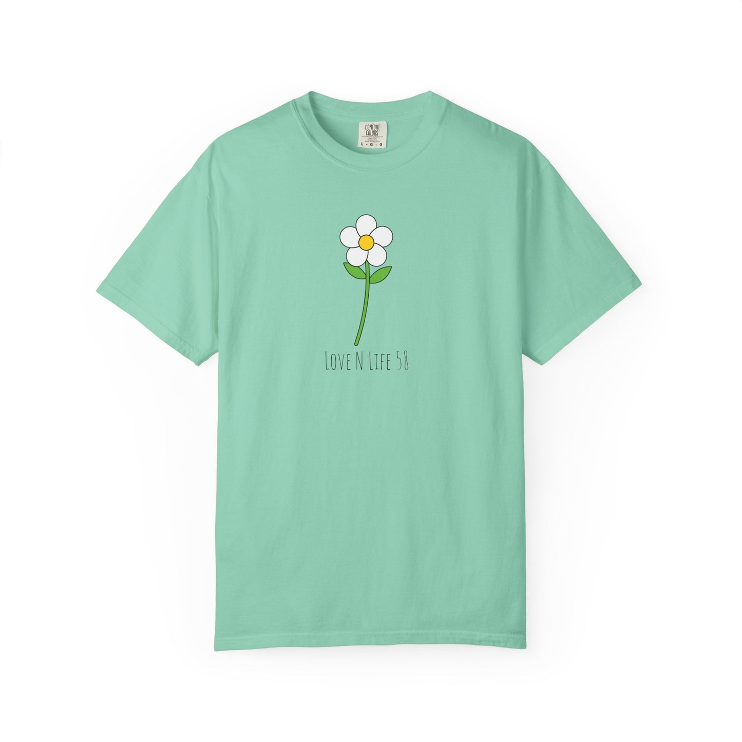 Love N Life Flower Tee - Comfort Colors