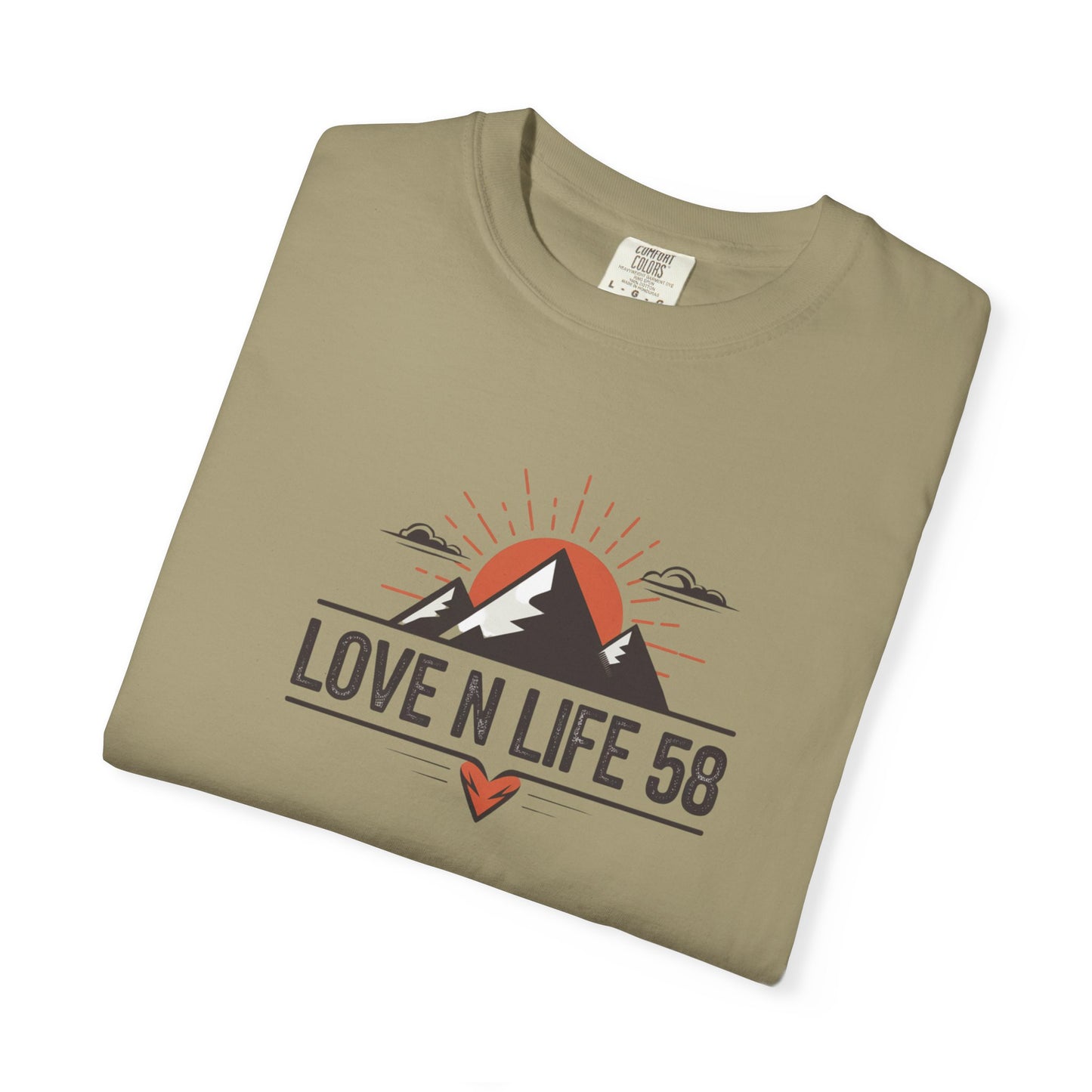 Mountain Adventure Love N Life58 Tee - Comfort Colors