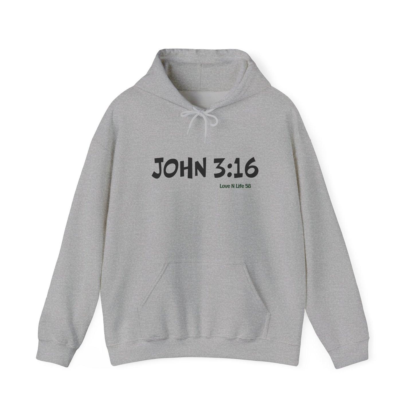 John 3:16  Hoodie Pullover