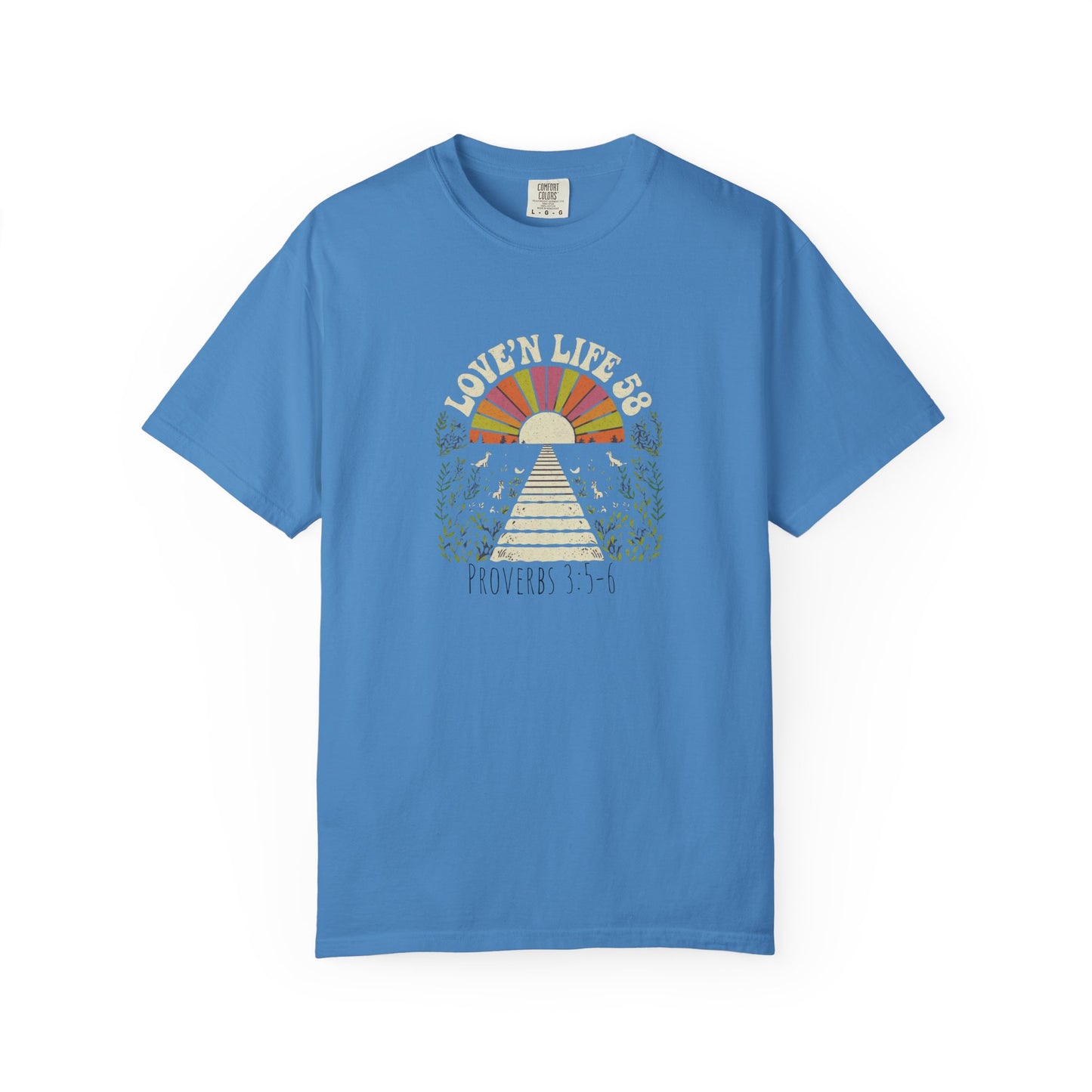 Proverbs Inspired Path Tee - Comfort Colors