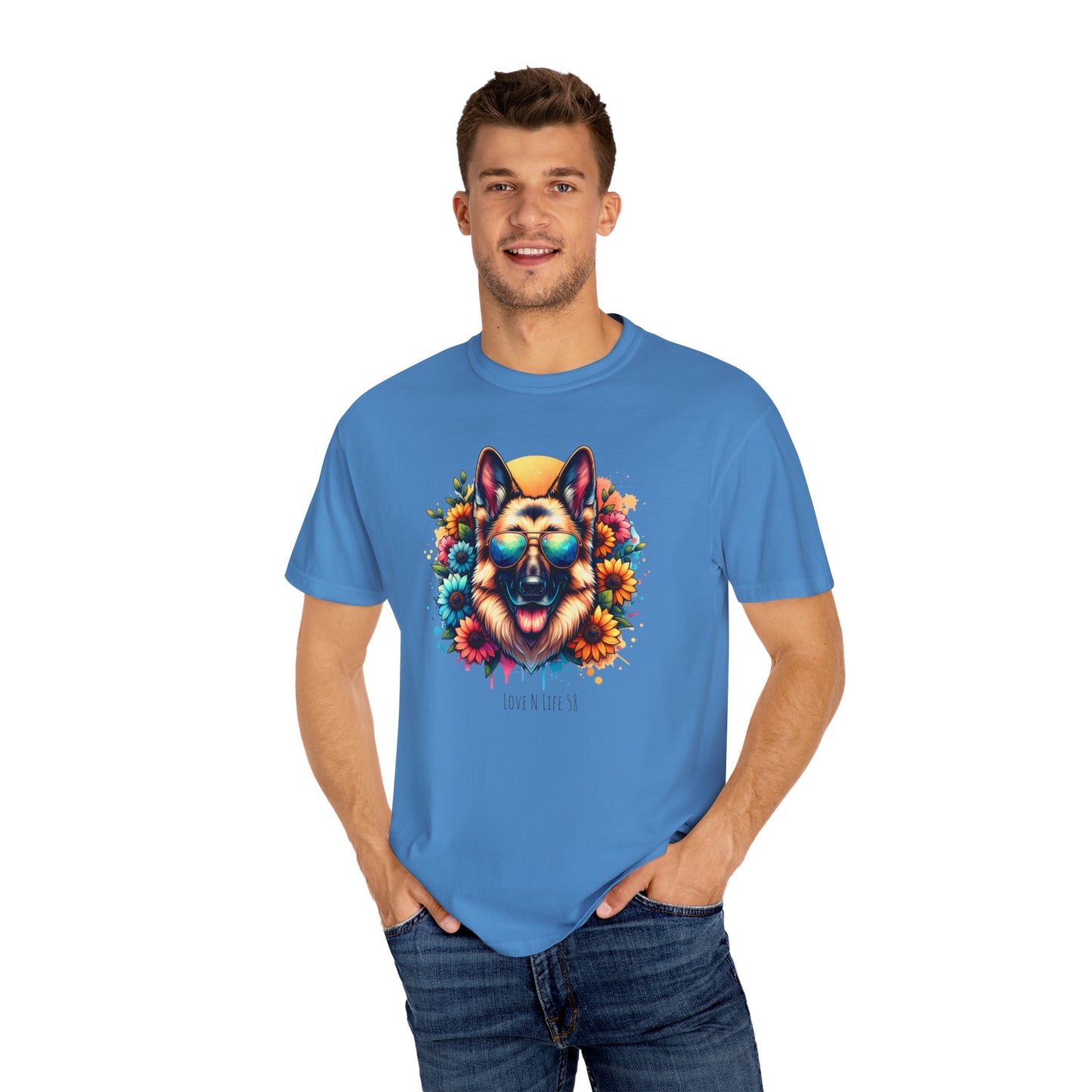 Love n' Life German Shepard Tee - Comfort Colors
