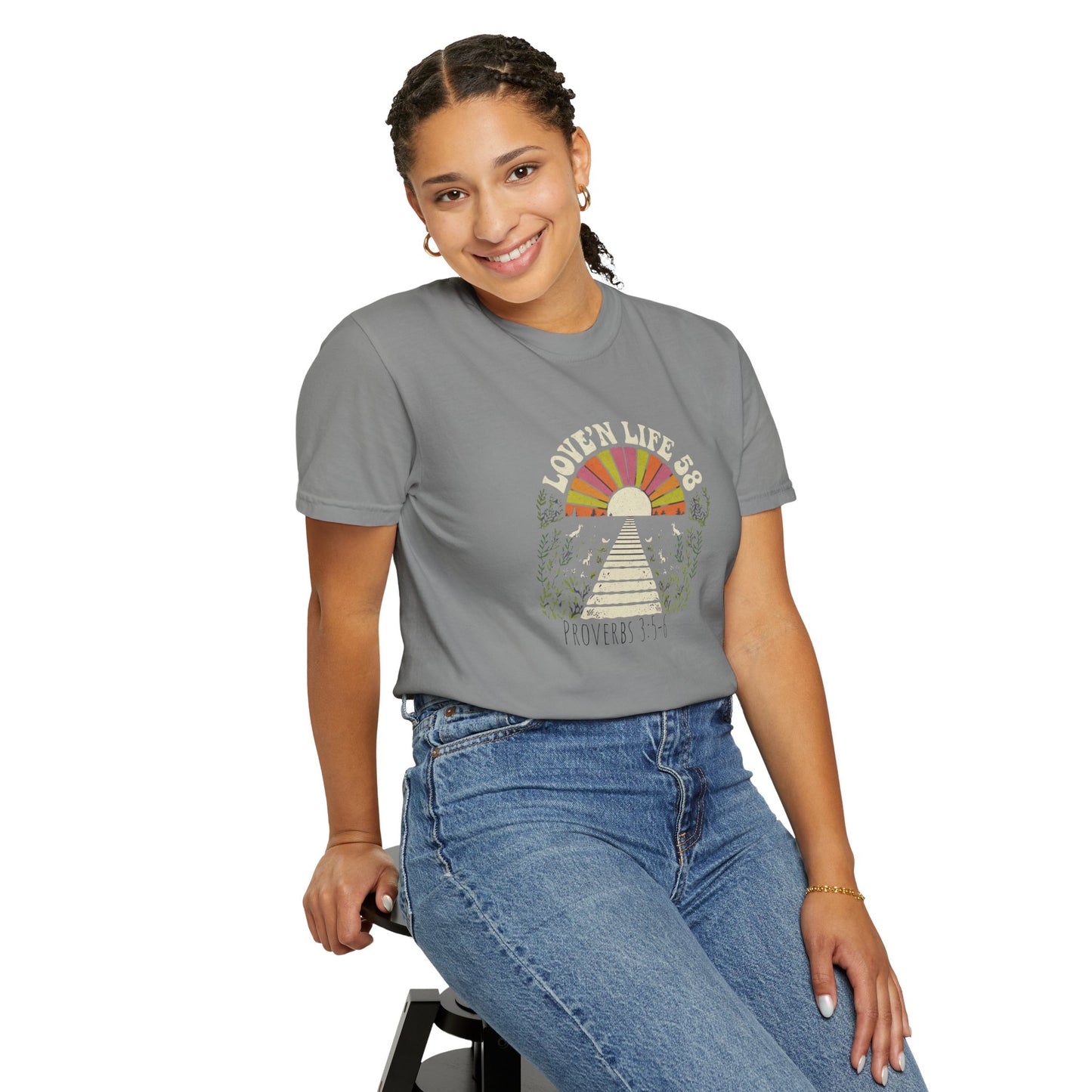 Proverbs Inspired Path Tee - Comfort Colors