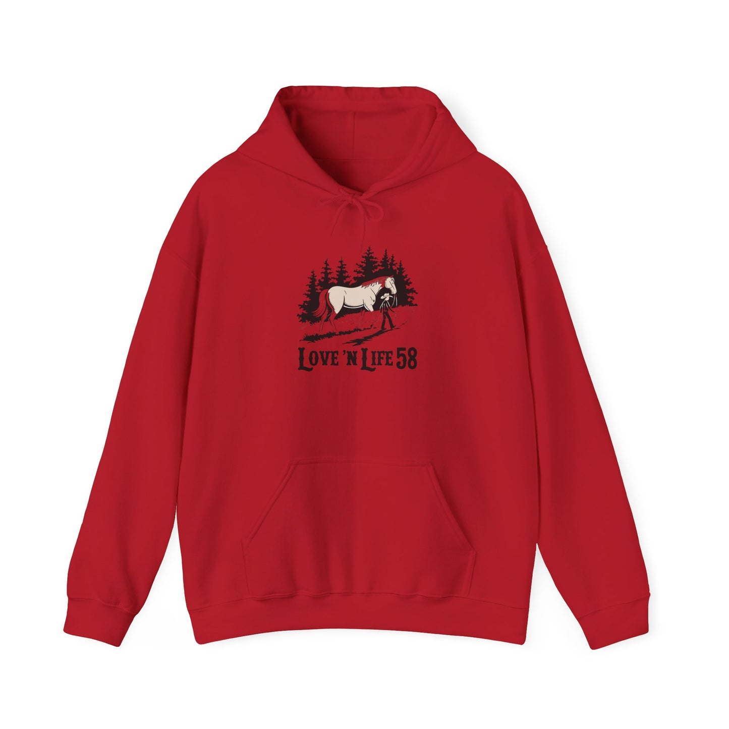 LoveNLife58 Horse and Rider - Hoodie