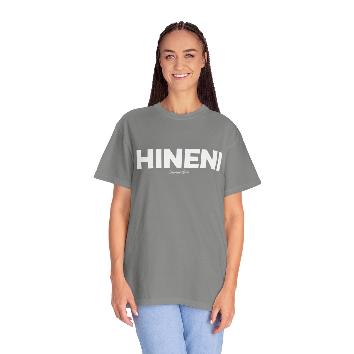 HINENI Charlie Kirk Tee - Comfort Colors