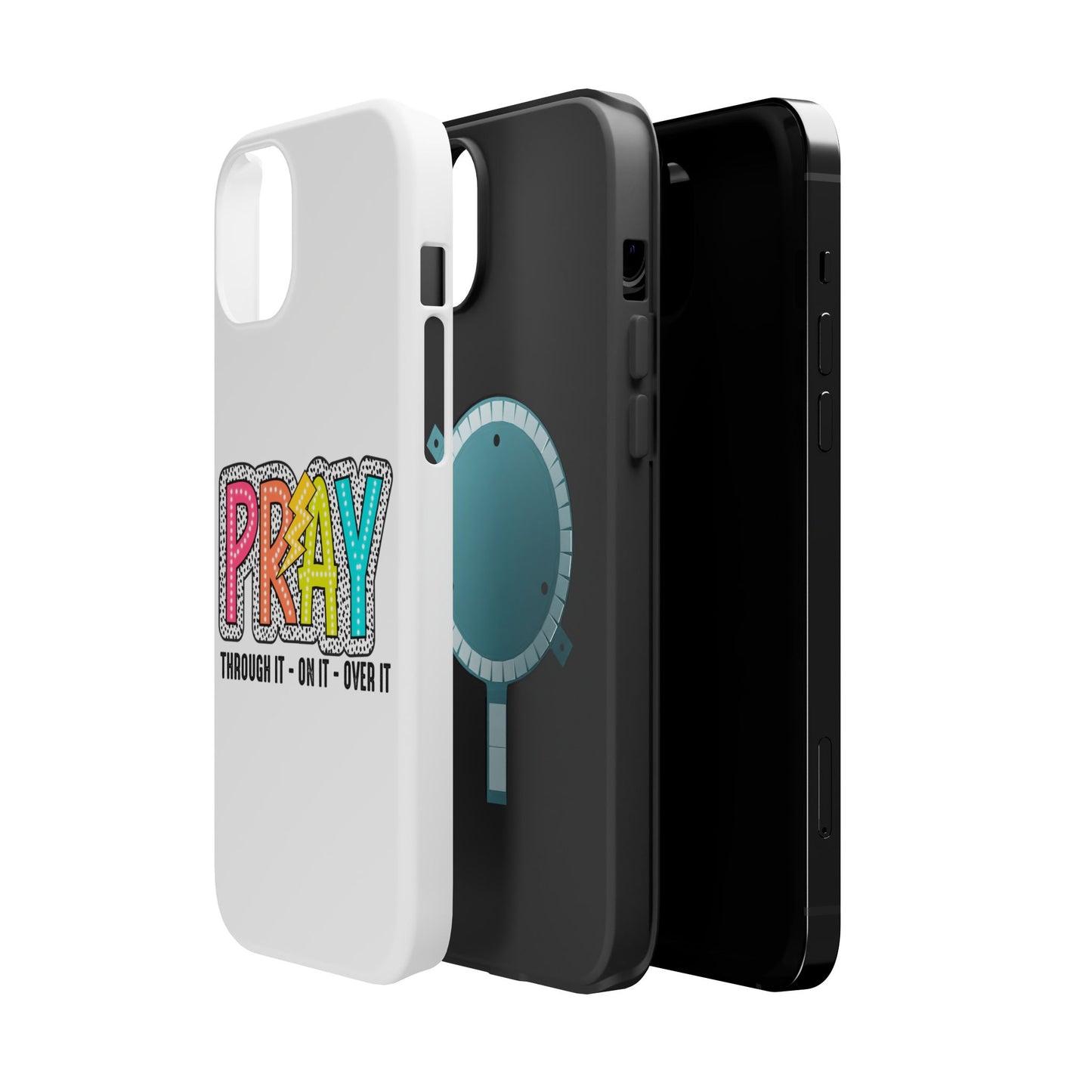 Pray Magnetic Phone Case - Inspirational Tough Case, Prayer Phone Cover