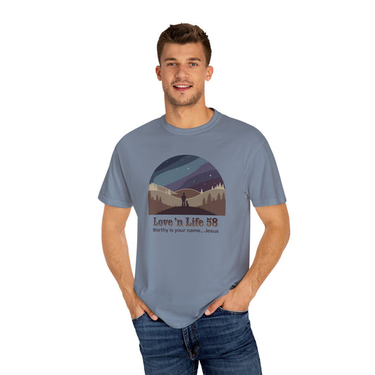 Worthy Is Your Name Jesus Tee - Comfort Colors