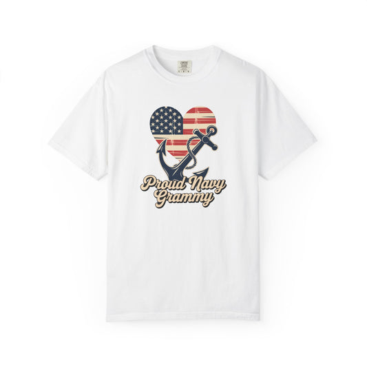 Proud Navy Grammy Tee Comfort Colors