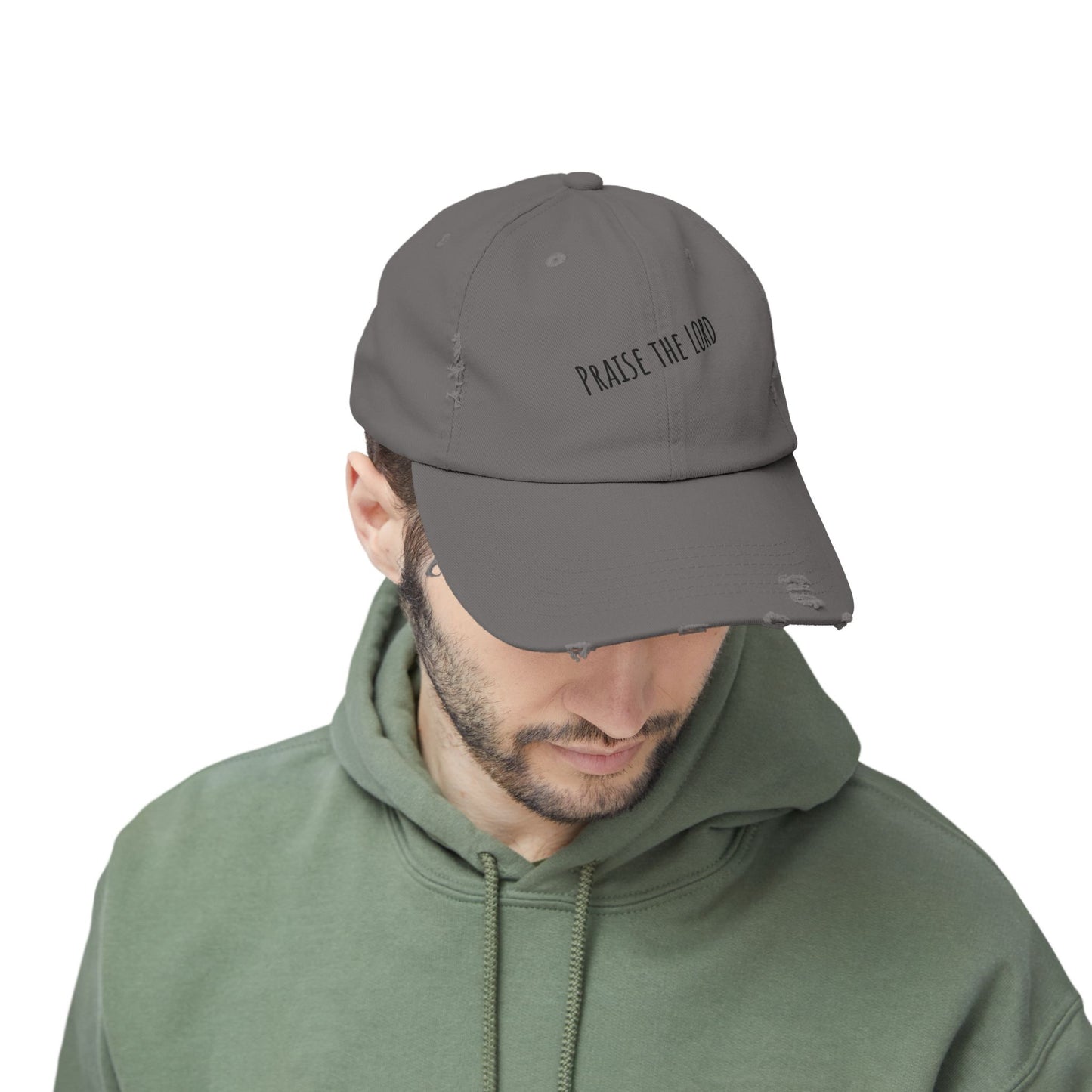 'Praise the Lord' - Distressed Hat