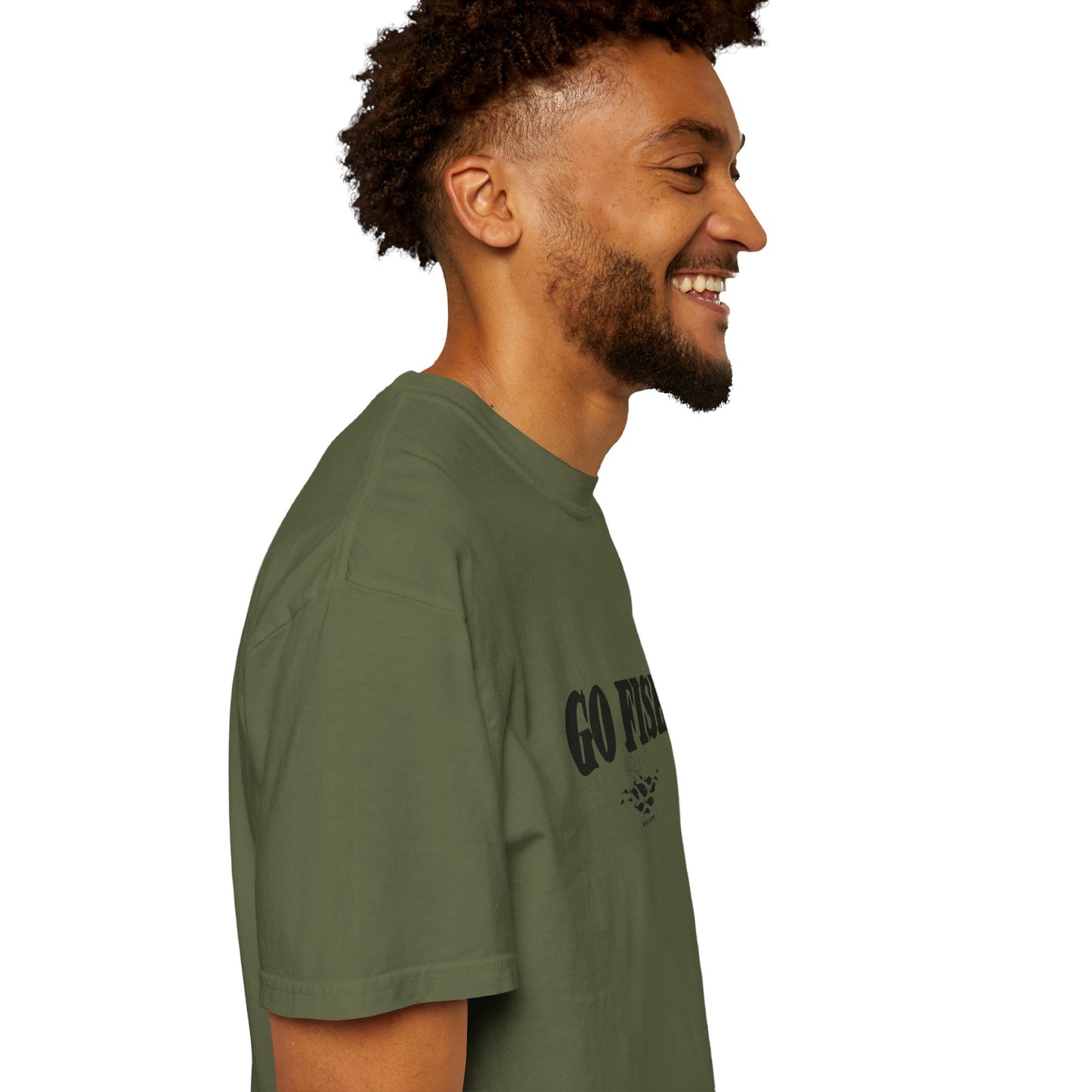 “GO FISH” Mathew 4:19 Tee - Comfort Colors