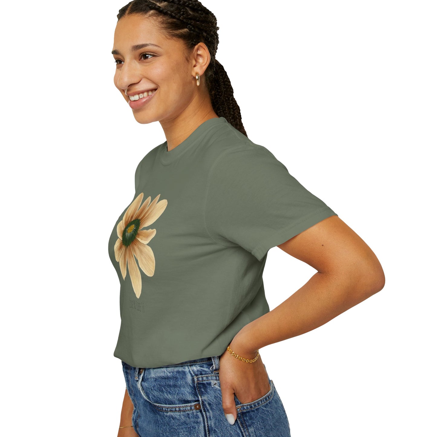 LoveNlife58 Flower Tee - Comfort Colors