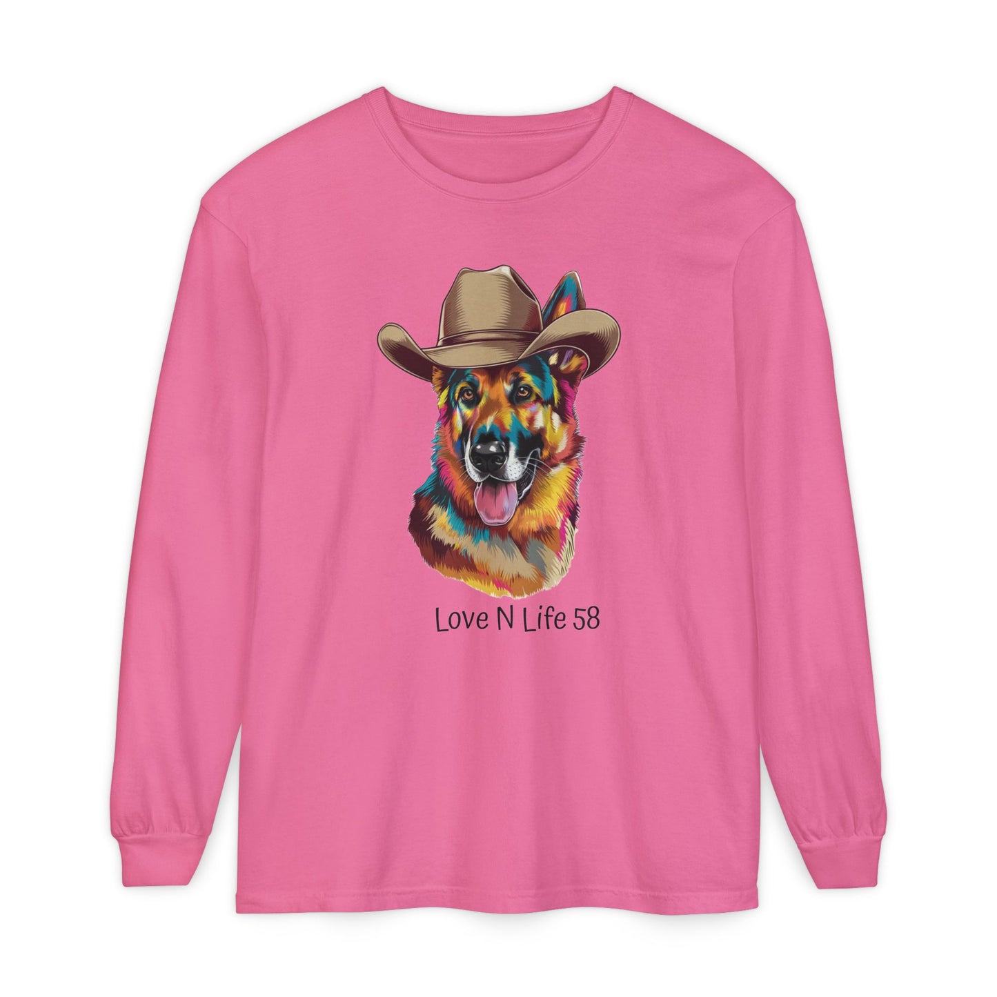 German Shepard Tee- Comfort Colors Long Sleeve