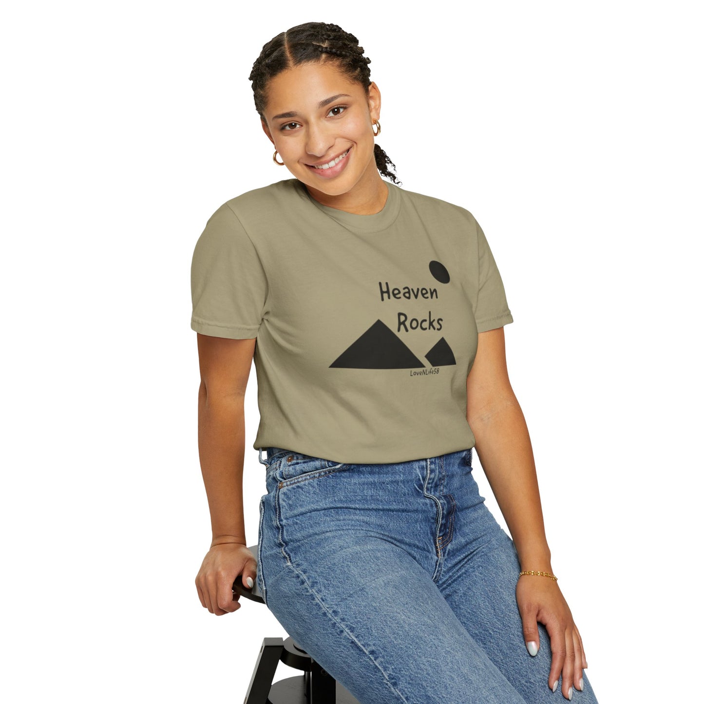 Heaven Rocks Tee- Comfort Colors