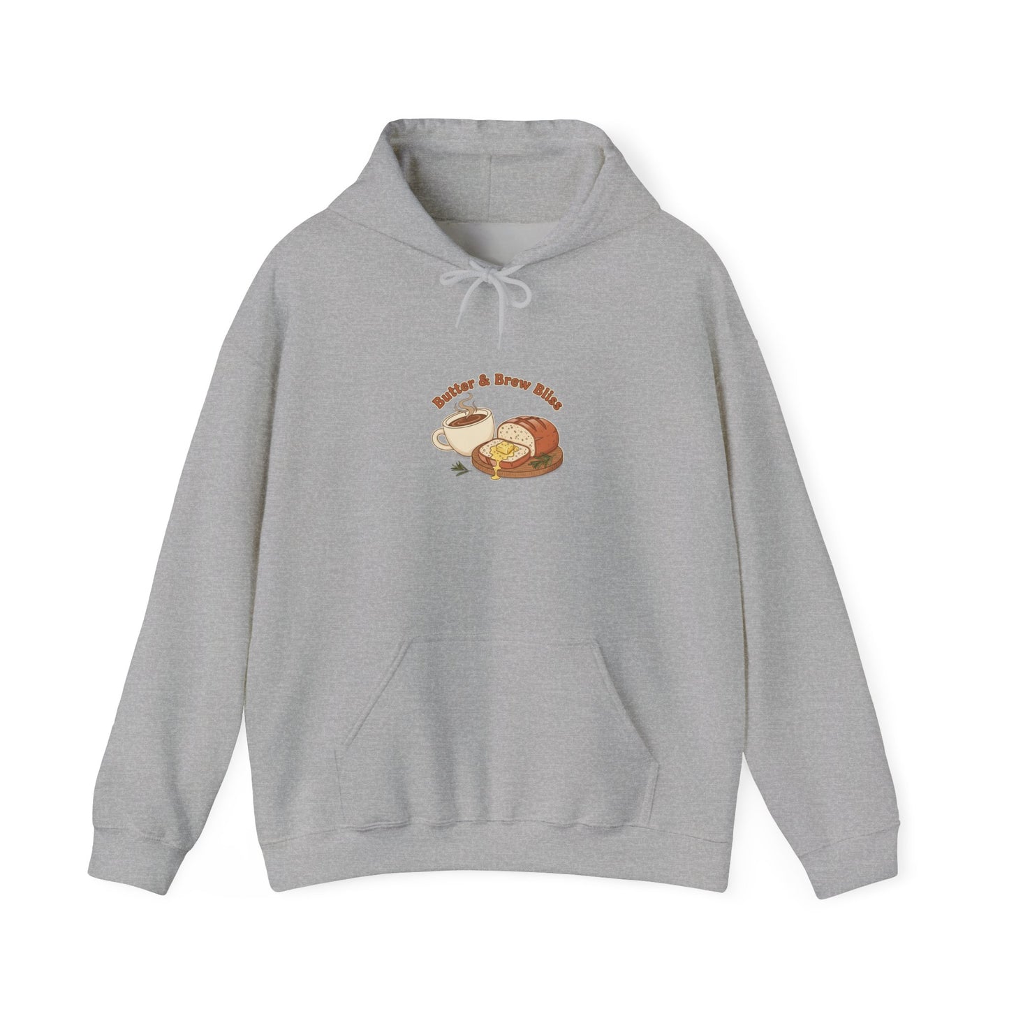 Butter & Brew Toastie Hoodie | coffee pun, kawaii kitchen