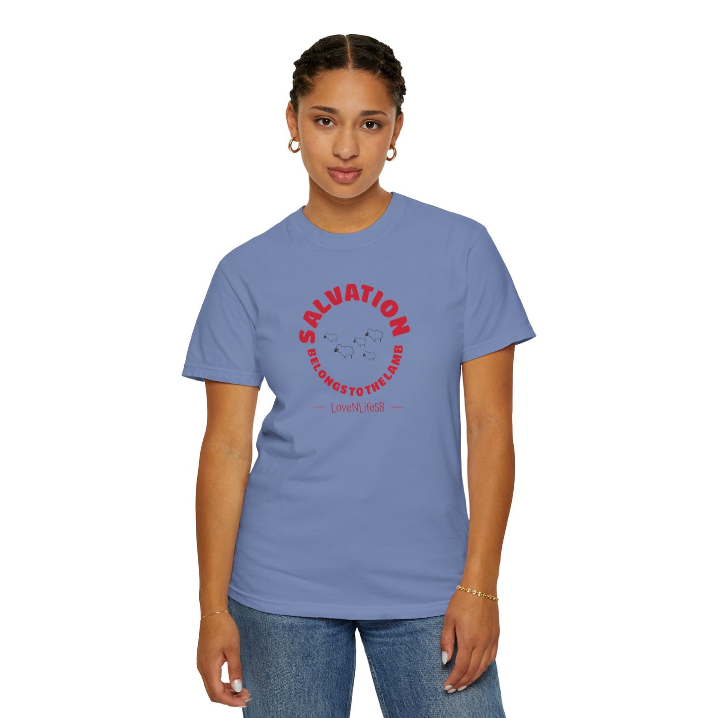 Salvation Belongs to the Lamb - Comfort Colors